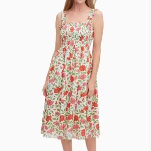 Kate Spade Blooms Smocked Dress